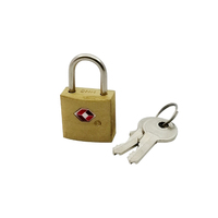Petit cadenas en laiton abs coloré avec clé tsa, serrure approuvée