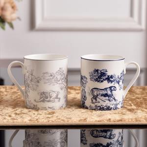 Nueva Taza de Cerámica de la Serie Jungle Tiger, Caja de Regalo, Taza de Café de Estilo Moderno para Regalo - Product Image 5