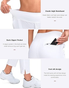 <span class=keywords><strong>Pantaloni</strong></span> Elasticizzati da <span class=keywords><strong>Donna</strong></span>, <span class=keywords><strong>Pantaloni</strong></span> Business Personalizzati con 4 <span class=keywords><strong>Tasche</strong></span>, <span class=keywords><strong>Pantaloni</strong></span> da Golf a Vita Alta, <span class=keywords><strong>Pantaloni</strong></span> Sportivi da Yoga per Donne - Product Image 5