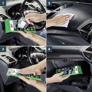 ผ้าเช็ดทำความสะอาดพลาสติกแบบมันเงา คุณภาพรับประกัน 10 ชิ้น เพื่อความเงางามอย่างรวดเร็วบนพื้นผิวพลาสติกภายใน - Product Image 4