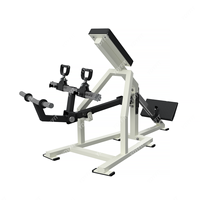 Machine de musculation commerciale moderne pour entraînement de force, modèle T-Bar Row allongé, avec structure en acier inoxydable