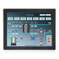 Style ouvert 13.3 15 17 18.5 19 21.5 23.6 27 32 pouces cadre ouvert écran tactile capacitif moniteur Lcd pour industriel