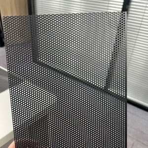 Lámina de Malla de Aluminio Perforada con Recubrimiento de Polvo Negro, Malla de Seguridad de Alta Resistencia para Puertas y Ventanas - Product Image 2