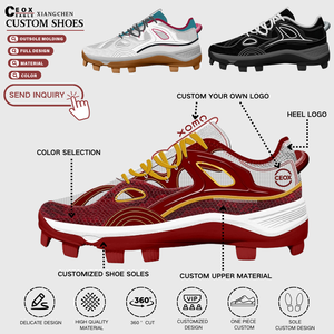 Professional <strong>Men's</strong> <strong>Baseball</strong> Shoes High Quality Cotton Lining <strong>Cleats</strong> for Summer Training Customizable Winter Spring <strong>Baseball</strong> - Product Image 2