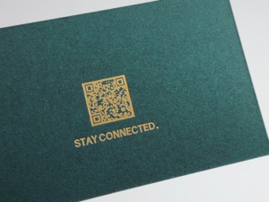 Hoge Kwaliteit Custom Luxe Reliëf Uv Goud Folie Visitekaartjes Met Bedankkaart - Product Image 4