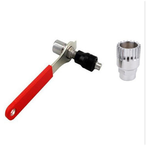 <span class=keywords><strong>Extracteur</strong></span> de manivelle de vélo, clé de retrait de support inférieur, Kit d'outils de réparation de clé de retrait de support de vélo - Product Image 2