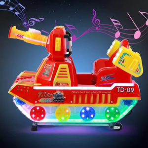 Jeux d'arcade à pièces, Crazy <span class=keywords><strong>Tank</strong></span> Kiddie Rides, machine à bascule, simulateur de course avec musique, bulles, jeux vidéo, manèges, machine de divertissement - Product Image 3