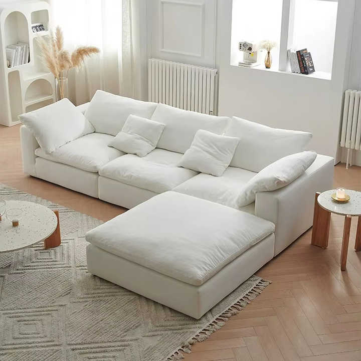 Modular Sectional Cloud Sofa Set Compression Sofa Vacuum Packed Sofa ...