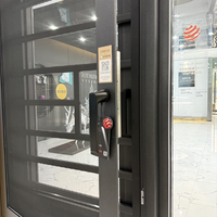 Ventanas Corredizas de Aluminio Modernas Personalizadas, Doble Acristalamiento, Vidrio Templado, Diseño Abatible, Calificadas por Energy Star, para Baño de Villa