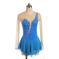 Robe de patinage sur glace à manches longues pour enfant