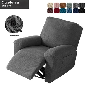 <span class=keywords><strong>Chivas</strong></span> tout compris couleur unie teint uni moderne Polyester/coton canapé housse ensemble transfrontalier maïs polaire haute élastique - Product Image 3