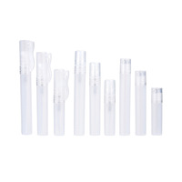 Flacon pulvérisateur de parfum vide rechargeable en plastique dépoli de 5 ml et 10 ml, mini atomiseur de voyage pour parfum