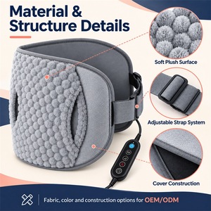 Manta Eléctrica con Bolsa de Trigo Calentada, Control de Vibración, Calor y Temporizador, Control Remoto para Uso en Cama y Hogar - Product Image 5