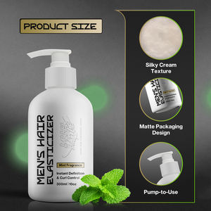 BARBERBATTLE Crema para <span class=keywords><strong>Rizos</strong></span> para Hombre <span class=keywords><strong>Sin</strong></span> Sulfatos, Define, Hidrata y Controla el Frizz, Etiqueta Privada Barber Men - Product Image 4