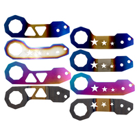 Crochet de remorquage universel en alliage d'aluminium pour pare-chocs avant et arrière, accessoires extérieurs de modification automobile de course