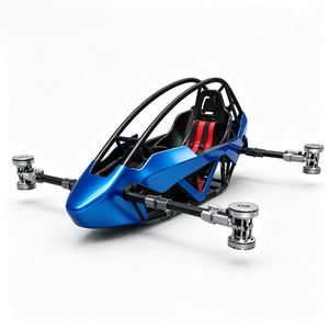 Nuevo Avión RC de Ala Rotatoria de un Solo Asiento, Ligero, con Estructura de Fibra de Carbono, Azul, Impulsado por Batería, Vehículo Volador de Despegue Vertical - Product Image 6