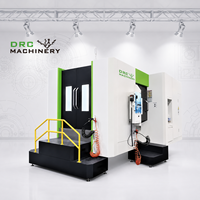 DHM80D Nueva Máquina de Mandrinado y Fresado Horizontal de Alta Precisión R&C de Eje Único BT50 con Mesa de Trabajo Doble FANUC