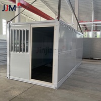 JJM Move Maison mobile préfabriquée mini, empilable et pliable, 1 chambre, conteneur portable pliable