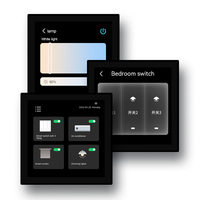 Wifi Zigbee Tuya Panneau de commande intelligent multifonctionnel pour la maison intelligente avec écran tactile LCD HD de 4 pouces à encastrer
