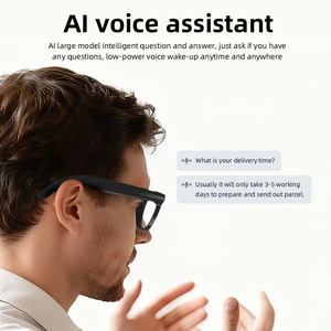 แว่นตาอัจฉริยะ AI ปี 2026 พร้อมกล้องความละเอียด 1300W พิกเซล บันทึกวิดีโอ แปลภาษาได้กว่า 20 <span class=keywords><strong>ภาษา</strong></span> แว่นกันแดด รองรับการโทรผ่านบลูทูธ เล่นเพลง สำหรับผู้ชายและผู้หญิง - Product Image 4