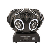 HONGHE Nouveau style 3 lampes à boule disco DMX à trois bras 12 pièces 10W LED Moving Head Lights Party Lights Laser Stage Light Disco