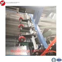 Machine à découper et à coudre automatique, ligne de fabrication, pour sacs à mailles et sacs léo