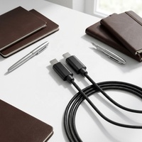 Câble de données USB C tressé Cantell 60W 1M 2M 3M, charge rapide Type C vers Type C pour iPhone 15 16 16 Pro Max