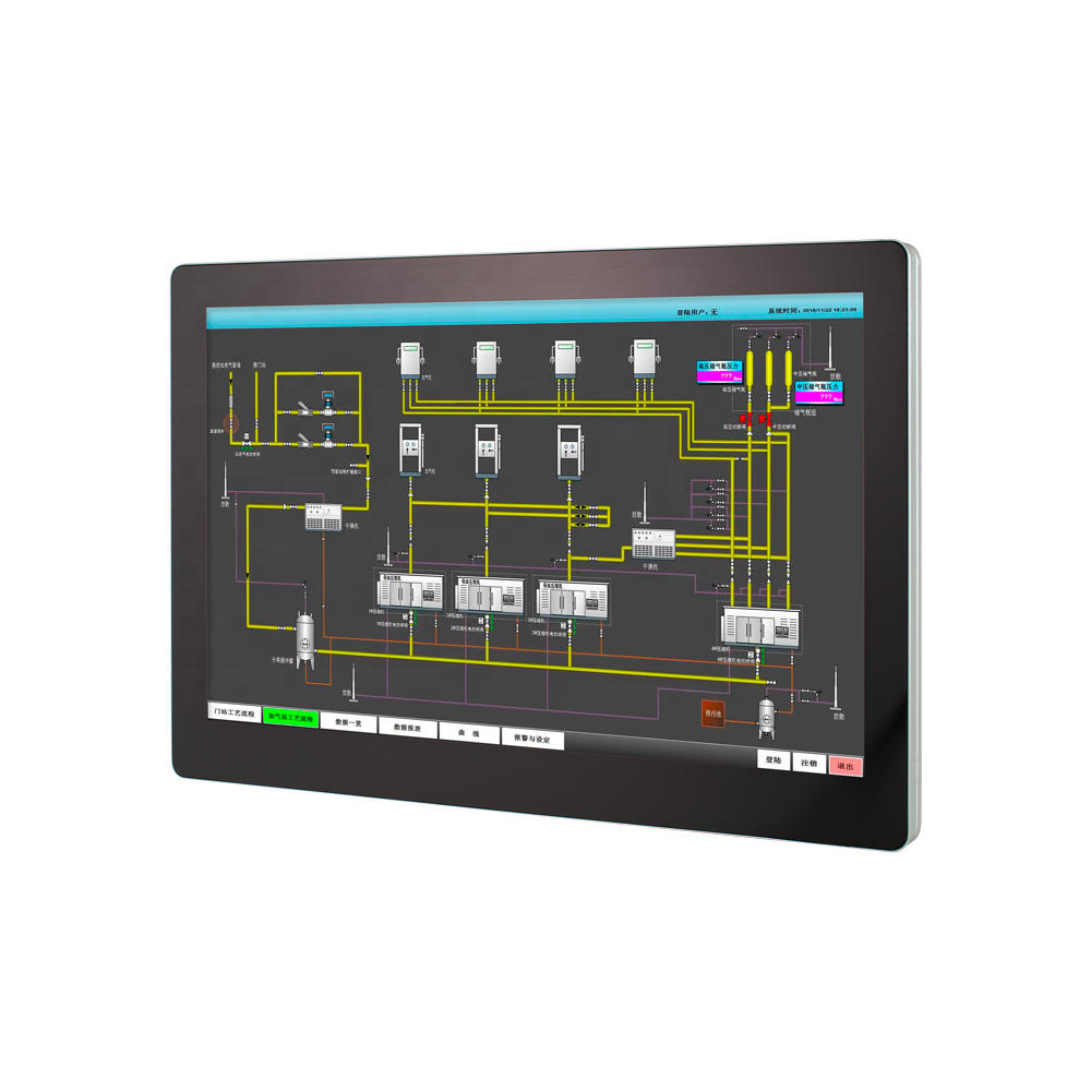 15,6 дюймовый сенсорный монитор FHD для коммерческого использования, Windows OS PCAP, сенсорный экран, компьютер «Все в одном», 4 Гб ОЗУ, 120 Гб SSD, RS232 * 1 RJ45 * 1 VGA * 1