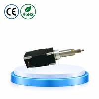 Actionneur linéaire à vis trapézoïdale 6,6 V, module linéaire à vis, axe à section en D, autobloquant pour l'automatisation et les dispositifs médicaux
