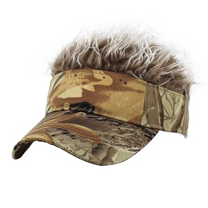 Người Đàn Ông Mới Của Flair Spiked Tóc Visor Mặt Trời Vui Golf Mũ Đầy Màu Sắc Tóc Giả Đỉnh Có Thể Điều Chỉnh Bóng Chày Mũ - Product Image 4