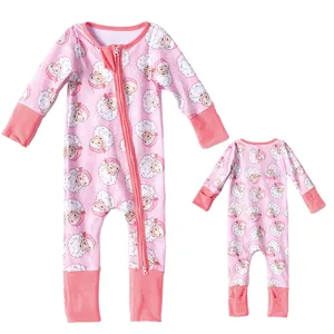 来样定做100% 竹纤维睡衣儿童固体素色透气男女通用婴幼儿睡衣松紧腰女童睡衣