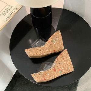 Sandalias de Plataforma Transparentes con Punta Abierta de Alta Gama, Novedad 2024 - Product Image 2