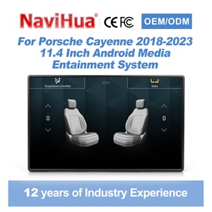 Navihua for Porsche Cayenne 2018-2023 Car Upgrade 11.4inch Touch Screen Rear Seat Car Headrest Entertainment <b>System</b> Auto Monitor - Product Image 1