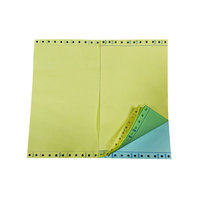 Papier informatique sans carbone continu de marque BAIXIN, très vendu, format A4, rame de 95 x 11 pouces, 2 plis, pâte de bois vierge, impression de bureau, NCR