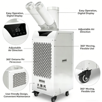 Aire Acondicionado Portátil de Pie de 220V, 3.5KW, 550m³/h, Unidad de Refrigeración de Aire para Oficina, Almacén, Uso Interior, 12000 BTU