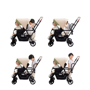 Cochecito Doble Plegable Ajustable de Lujo Clásico T12 con Estructura de Hierro y Capacidad de Carga de 15 kg para Venta al por Mayor - Product Image 1