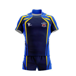 Chemises de rugby personnalisées OEM de haute qualité Nouveau design Uniforme de rugby Vêtements d'équipe Maillot de rugby à logo imprimé - Product Image 2