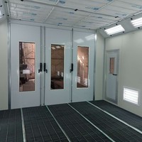 Four de cuisson pour voiture avec ventilateurs d'air 4kw et 7.5kw Cabine de peinture