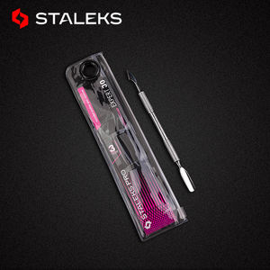 Outils pour ongles européens, acier spécial, pas de blessure, soin pour enlever les ongles des doigts, Double tête, exfoliant à double effet - Product Image 4