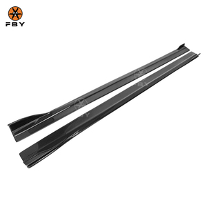 Falda lateral de fibra de carbono estilo FD para Mercedes Benz <span class=keywords><strong>CLA</strong></span> clase W118 C118 CLA35 CLA45 Kit de cuerpo de falda lateral de alta calidad - Product Image 4