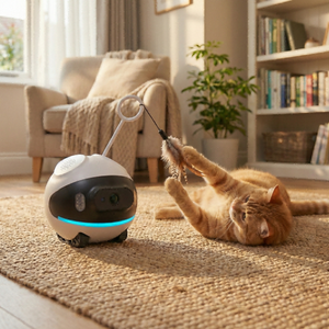 Cámara Clásica de Plástico para Mascotas con 4G WIFI, Batería de Alta Capacidad, Doble Modo y Cobertura Completa para el Hogar - Product Image 1