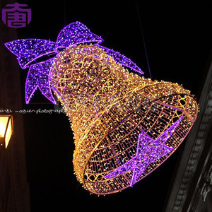 Lumières à motif de Noël, cloche, décoration LED extérieure - Product Image 3