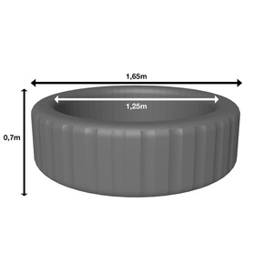 SPA <span class=keywords><strong>gonflable</strong></span> pour 3 personnes 17612EU, spa <span class=keywords><strong>gonflable</strong></span> de londres, bain à remous extérieur, bain à remous, capsule de spa - Product Image 2