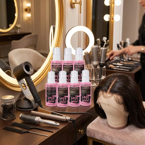 Spray Professionale per Tinta di Capelli in Pizzo, Finitura Naturale Senza Cuciture, Resistente al Sudore, per Capelli Sintetici e Umani, Spray per Pizzo Marrone Chiaro e Scuro - Product Image 1