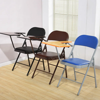 Chaise pliante multifonctionnelle 3 en 1 avec table d'étude et de lecture pour étudiants