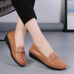 Nouvelles Chaussures <span class=keywords><strong>Femme</strong></span> Tendance à Enfiler <span class=keywords><strong>pour</strong></span> Mères d'Âge Moyen, Type Mocassins, à Semelle Souple et Compensée, Idéales <span class=keywords><strong>pour</strong></span> Infirmières, Tailles Plus - Product Image 5