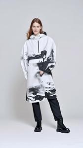 Mode femmes dames respirant long imperméable kaki Trench <span class=keywords><strong>manteau</strong></span> kaki imperméable mode coupe-vent pour l'extérieur - Product Image 4