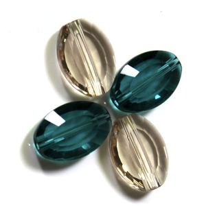 9*6MM 11*8MM 13*10MM Perles <span class=keywords><strong>de</strong></span> verre ovales à facettes pour la fabrication <span class=keywords><strong>de</strong></span> bijoux <span class=keywords><strong>de</strong></span> mode Vitrail Crystal Bull Eye Perles rondes en vrac - Product Image 2