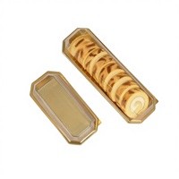 Boîtes à pain jetables en PET JS-2327, emballage alimentaire pour rouleaux de cannelle, qualité alimentaire, pour boulangerie