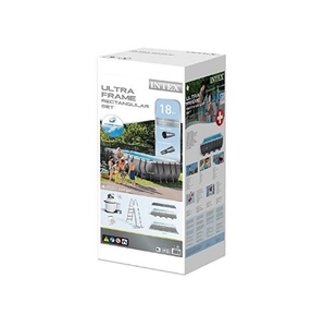 INTEX 26378 32 pieds X 16 pieds X 52 pouces <span class=keywords><strong>Ultra</strong></span> <span class=keywords><strong>XTR</strong></span> ensemble de <span class=keywords><strong>piscine</strong></span> rectangulaire grande <span class=keywords><strong>piscine</strong></span> hors sol cadre en acier <span class=keywords><strong>piscine</strong></span> et accessoires - Product Image 6
